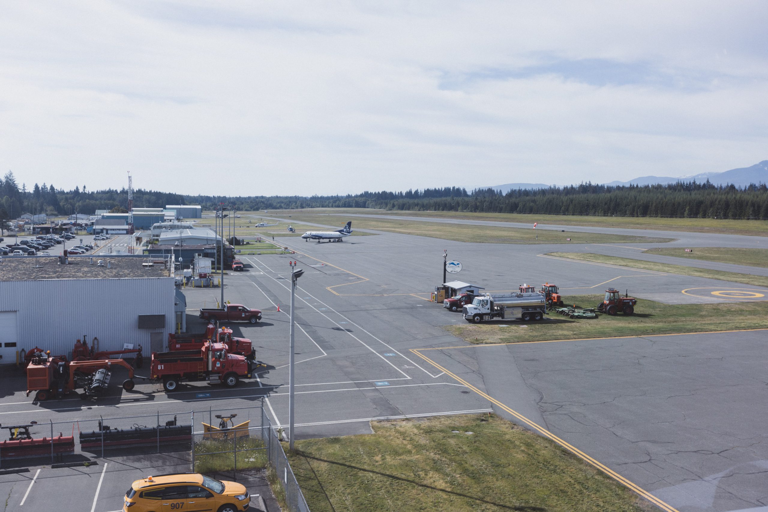Airport runways and taxiways
